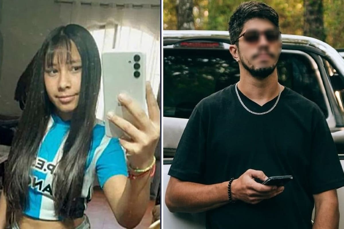 Agostina Vega y Claudio Barrelier, principal detenido por el crimen