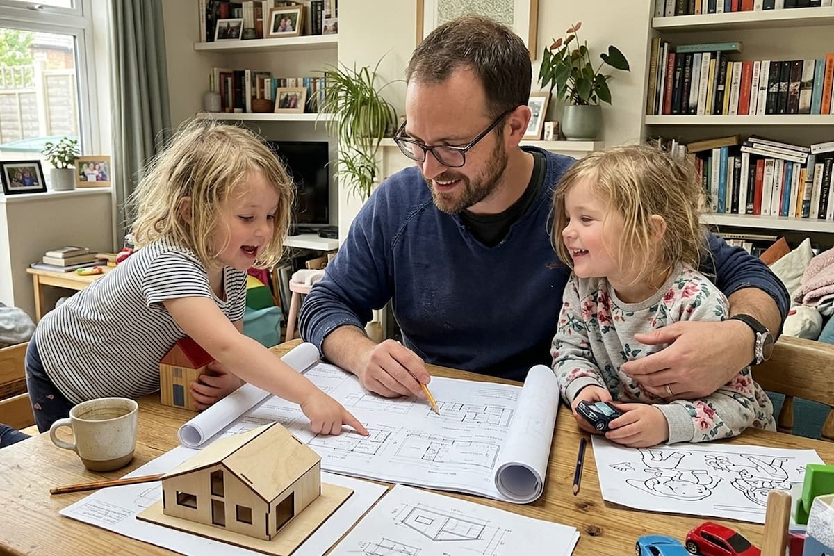 Anselmo Sosa es padre de las mellizas Antonia y Juana (4)