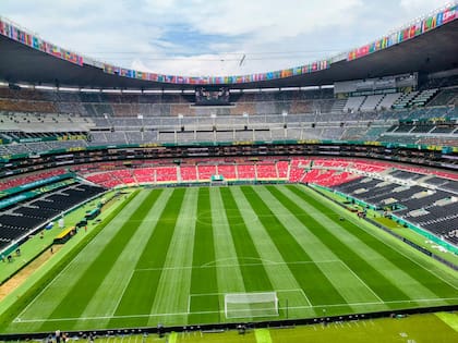 Así luce el Estadio Azteca a horas del comienzo del Mundial