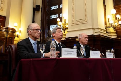 Carlos Rosenkrantz, Horacio Rosatti y Ricardo Lorenzetti, los jueces de la Corte Suprema de Justicia de la Nación