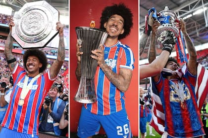 Chris Richards hizo historia con la camiseta de Crystal Palace y ya levantó tres títulos