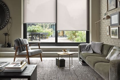 Cortinas roller modelo Quantum, de Hunter Douglas.