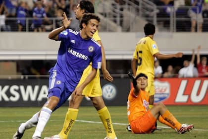 Di Santo marcó un gol en el último amistoso de Chelsea