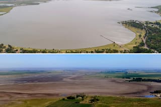 Preocupación en el campo por una laguna que se secó por completo