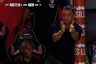 El aplauso irónico del Muñeco y la respuesta del árbitro: ¡tarjeta roja para el DT de River!