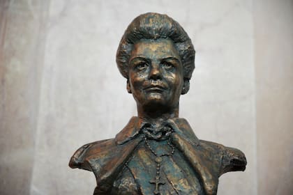 El busto de María Estela Martínez de Perón