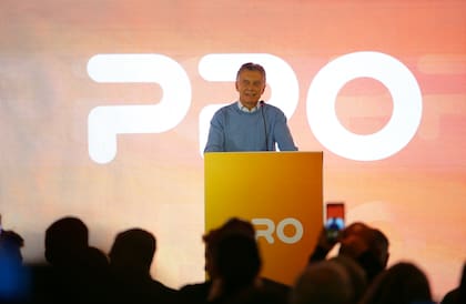 El expresidente y titular de Pro, Mauricio Macri