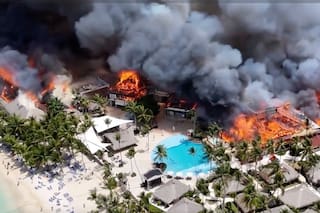 Habló una argentina que estuvo en el incendio del hotel en el Caribe
