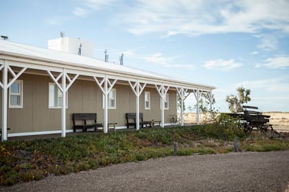 El lodge de la estancia Rincón Chico antes dedicada a la cría de ovejas.
