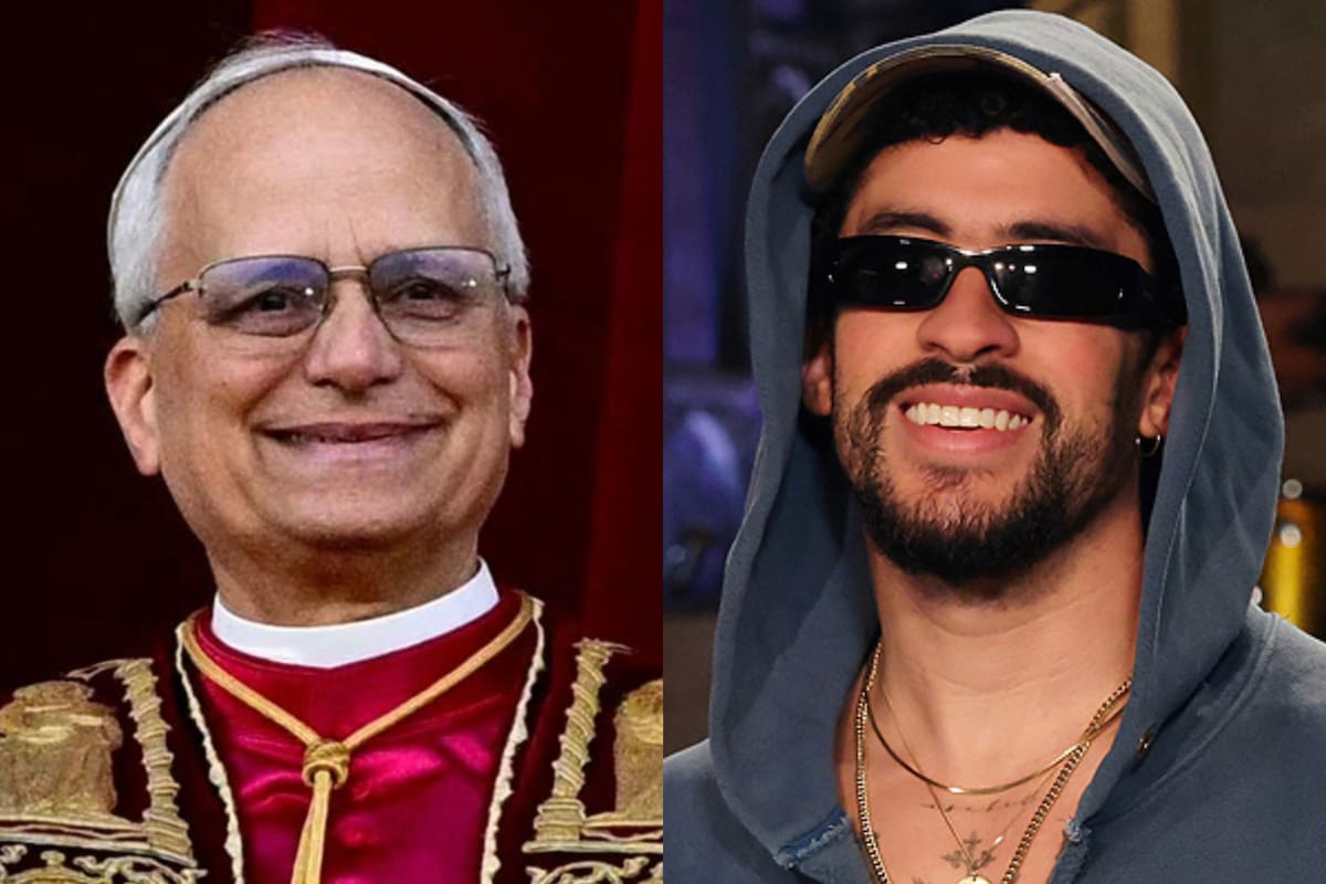 El papa recibió a Bad Bunny