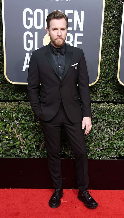 Ewan McGregor, otro hombre de negro que consiguió llevarse un premio a su casa