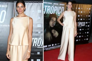 Juana Viale deslumbró con su elegante look en el preestreno del film Trópico