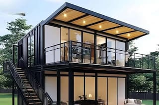 La casa prefabricada que se vende en Amazon: tiene dos pisos y es plegable