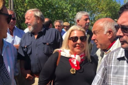 La diputada nacional Elisa Carrió también estuvo en San Pedro