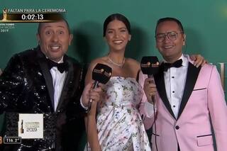 Zaira Nara y su blooper fashion en los Martín Fierro de la Moda