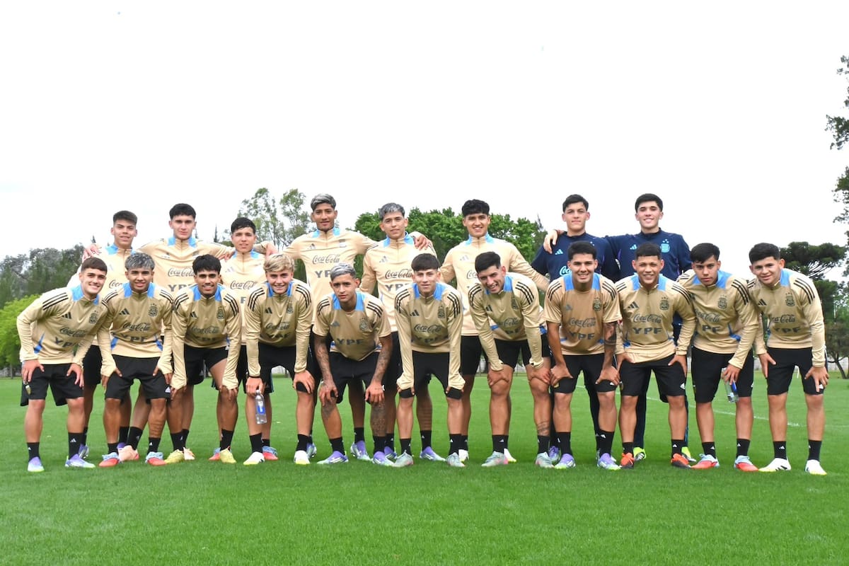 La selección argentina Sub 17
