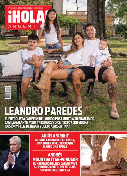 La tapa de la revista ¡HOLA! Argentina de esta semana