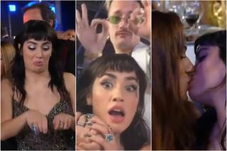 Sus divertidos gestos al perder el oro y el pícaro beso con Mariana Genesio Peña
