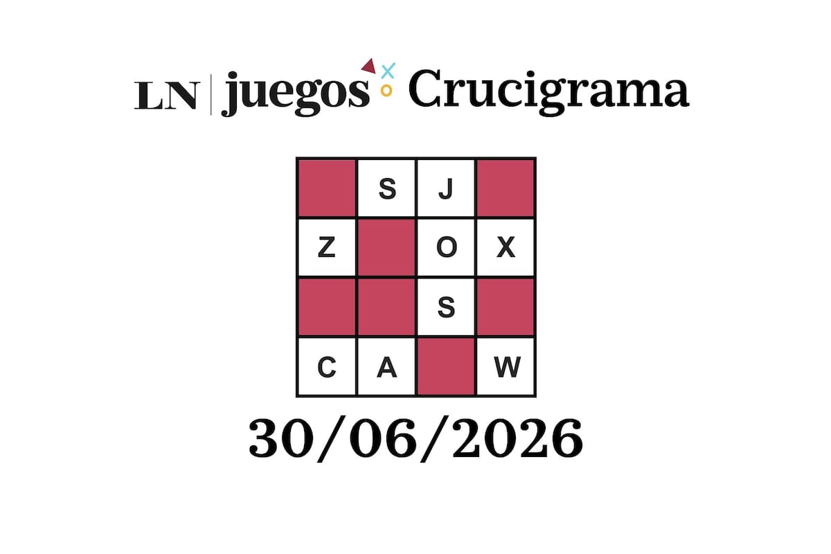 Las respuestas al crucigrama del martes 30 de junio
