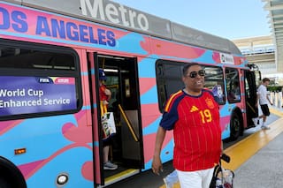 Los Ángeles usa el Mundial para mostrar mejoras en su transporte y probar planes olímpicos