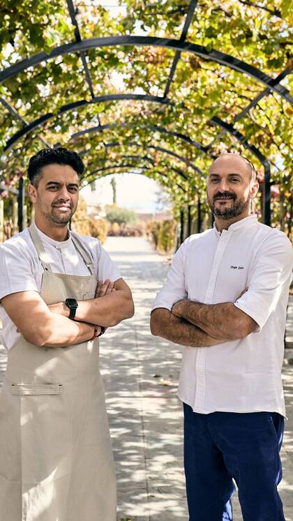 Los chefs Iván Azar y Diego Irato