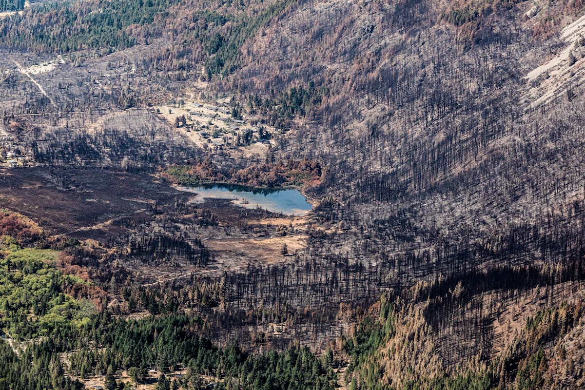 Los incendios en la zona de Epuyén