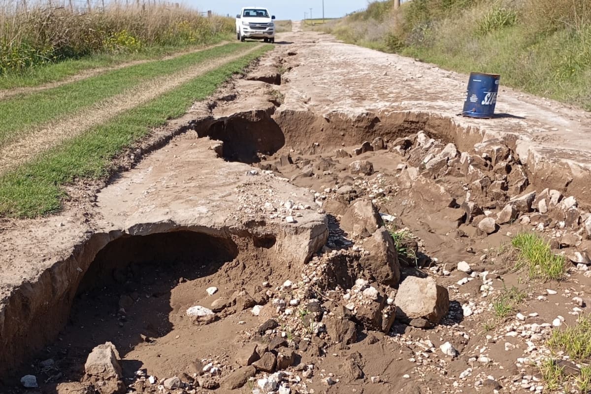 Los productores se quejan de los caminos rurales de Adolfo Alsina