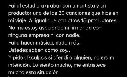 María Becerra habló tras recibir críticas de sus seguidores y los fans de Paulo Londra