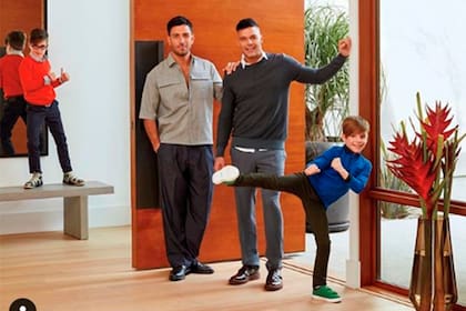 Ricky Martin junto a su marido, Jwan Yosef y los gemelos Matteo y Valentino