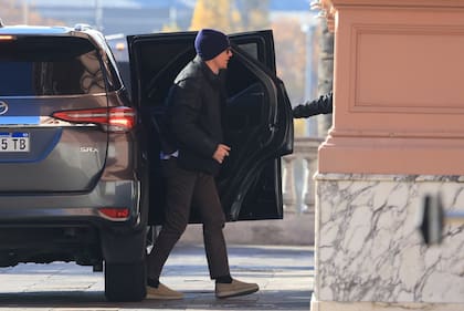 Santiago Caputo en la Casa Rosada