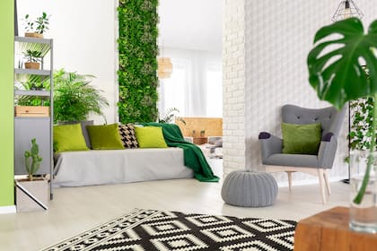 Las alfombras, almohadones, telas de las cortinas, entre otros elementos decorativos, son buenos almacenadores de calor