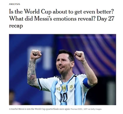 The Athletic y su análisis del partido de la selección