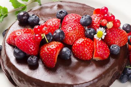 Torta de chocolate belga.