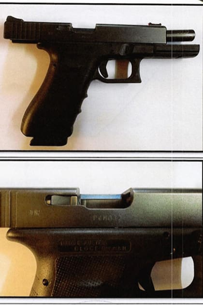 Una de las pistolas que le secuestraron al juez Ernesto García Maañón