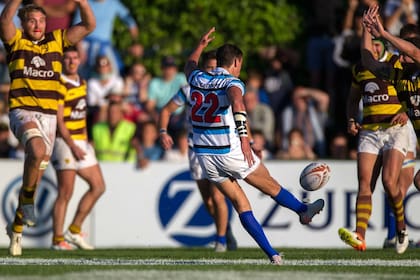 Otra postal de la final entre SIC y Belgrano, en 2019, el último partido del rugby amateur en la Argentina