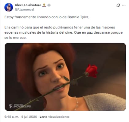 Varios recordaron la escena de la película Shrek 2 musicalizada con "Holding Out for a Hero) (Foto: X)